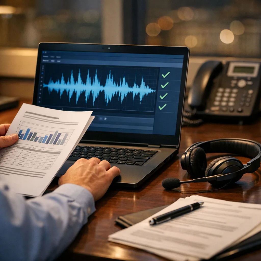 AI Calibrated Call Center QA for Zero Touch Evidence