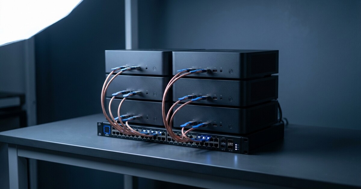 DGX Spark Cluster: From Two Sparks to a Switched Fabric