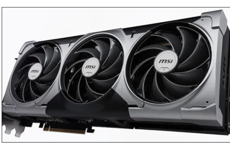 MSI GeForce RTX 5090 32GB Ventus 3X OC triple-fan graphics card for sale, used and fully tested