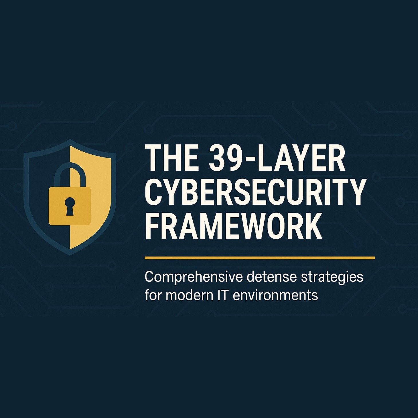 The 39-Layer Cybersecurity Framework